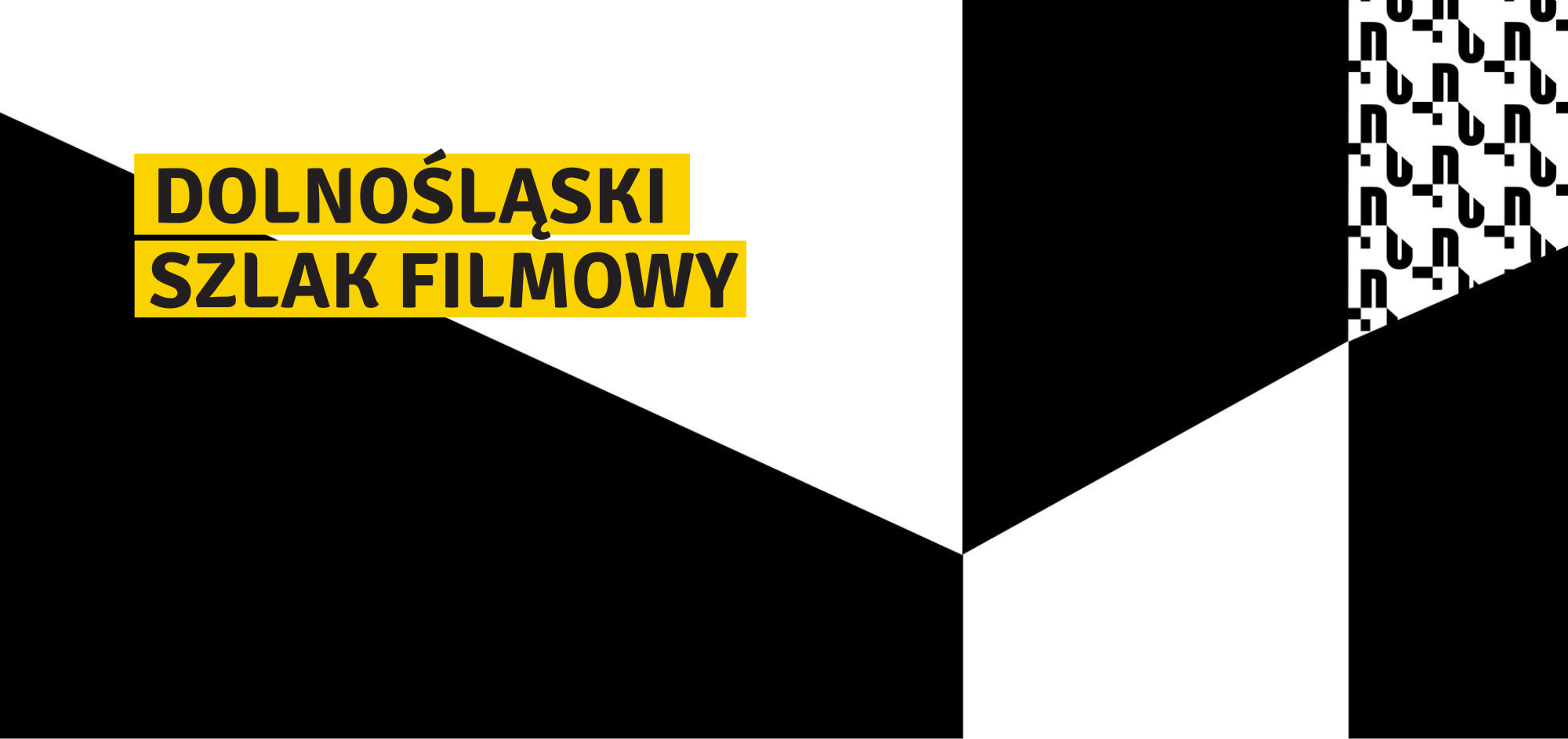 Grafika tytułowa z grafiką dolnośląskiego szlaku filmowego