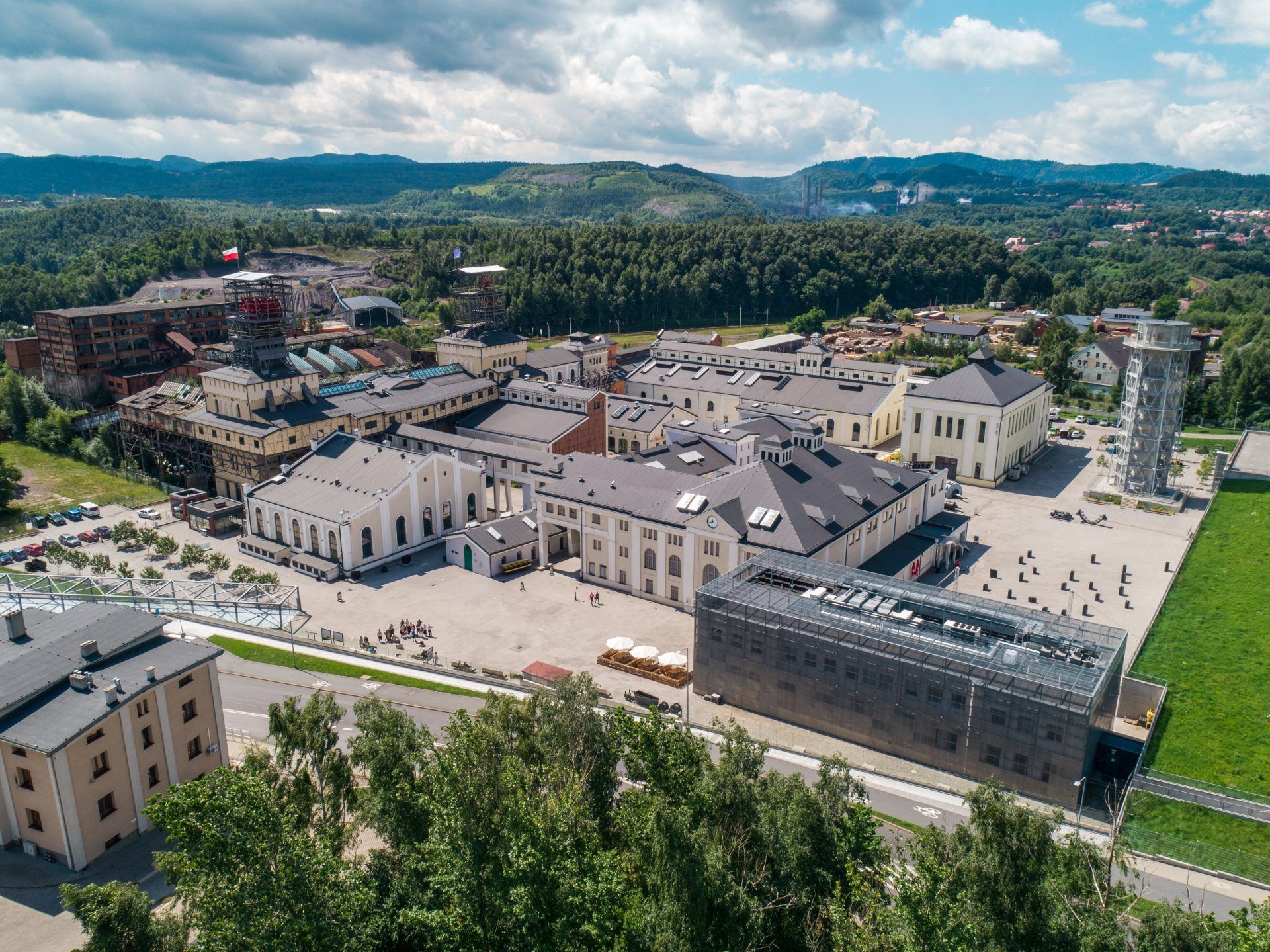 Zabudowania Starej Kopalni węgla Julia Thorez w Wałbrzychu