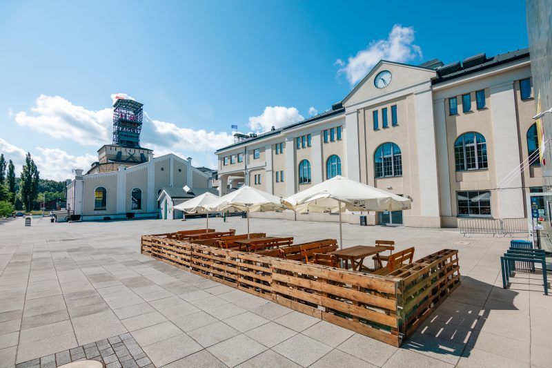 Zabudowania Starej Kopalni węgla Julia, Fuchs, Biały Kamień, Thorez w Wałbrzychu