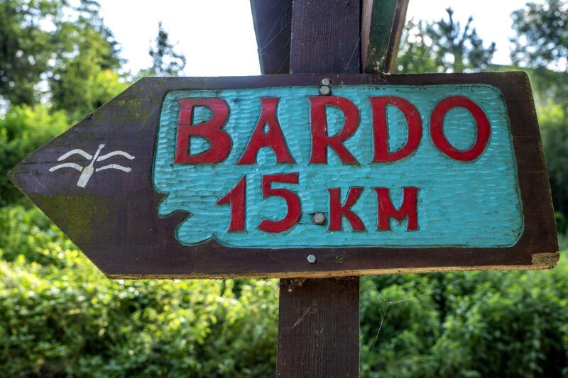 Znak na Bardo - 15 kilometrów