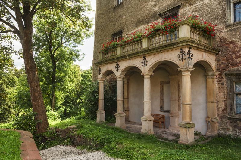 Arkady i balkon Zamku Sarny