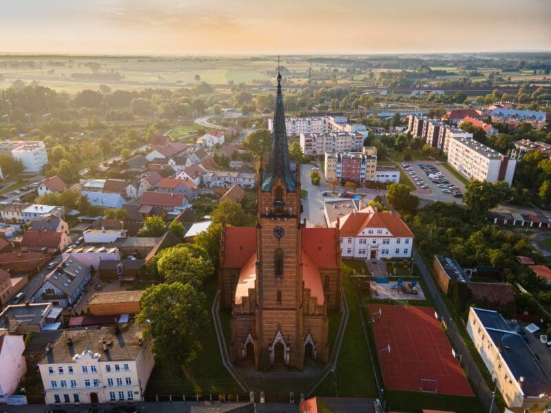 Żmigród z lotu ptaka