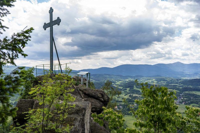 Widok z góry na krajobraz.