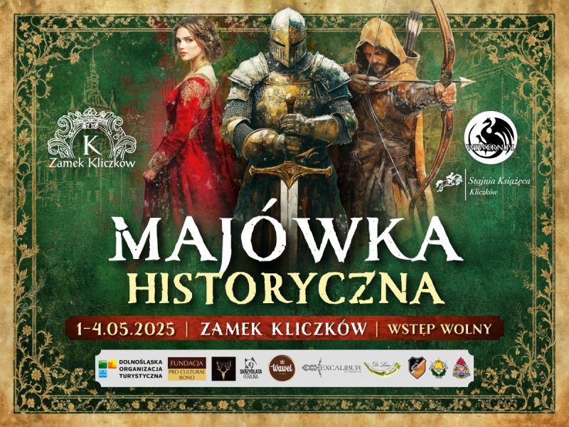 Plakat wydarzenia Majówka Historyczna w zamku czocha