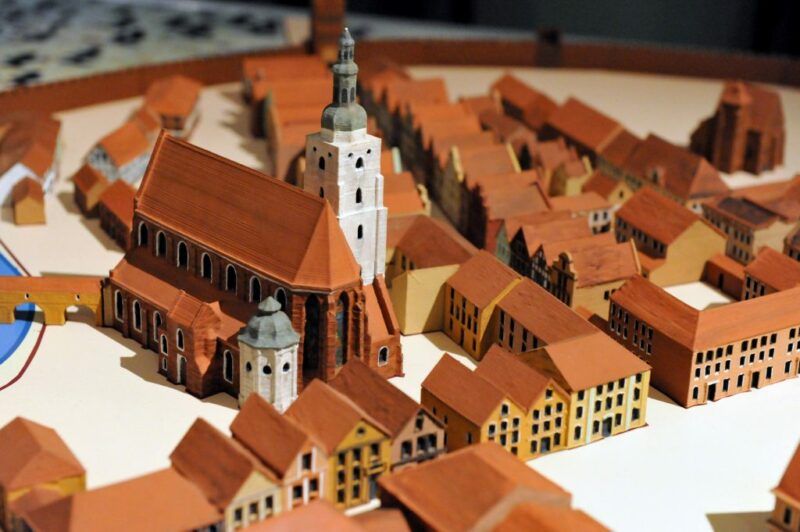 Makieta domków.