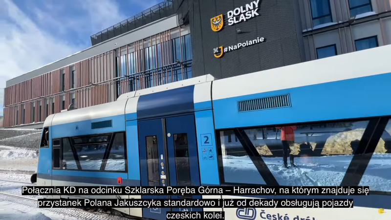 Kadr z filmu Odjazd o Motorakach na Polanie Jakuszyckiej